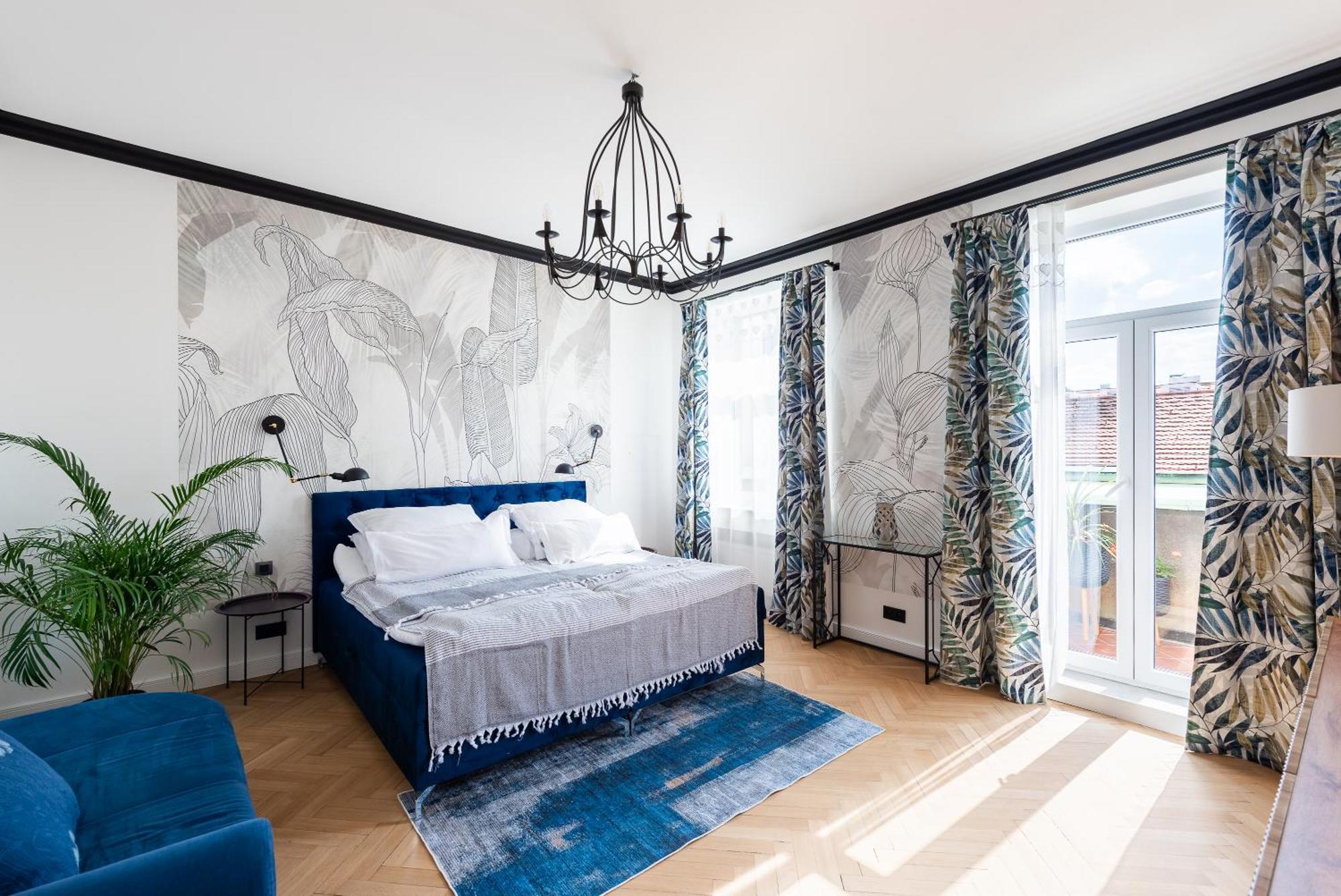 Apartment Luxury With A Balcony And A Terrace Prague